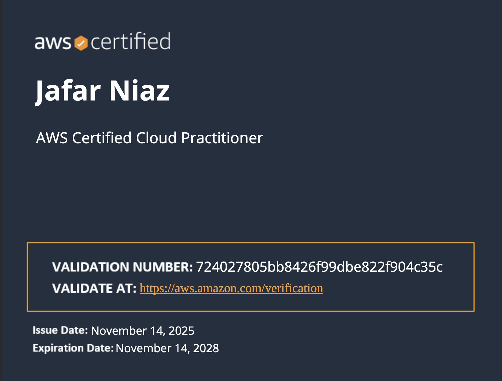 AWS Cloud Practitioner